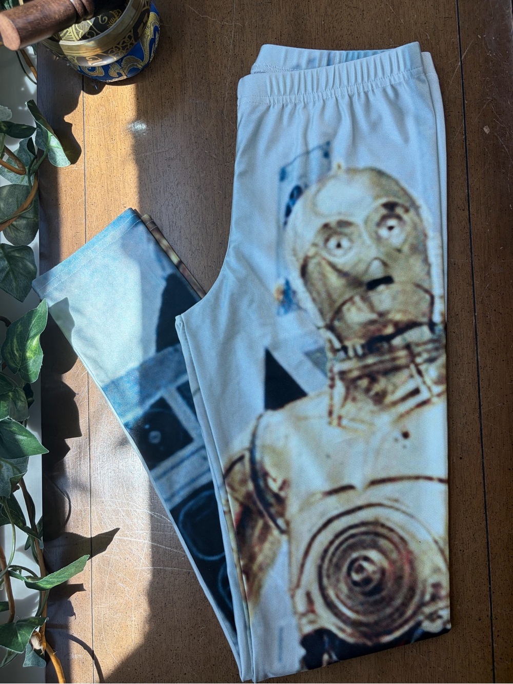 Star Wars Leggings R2-D2 C-3PO Full Print Women’s S/M Graphic Geek Fandom